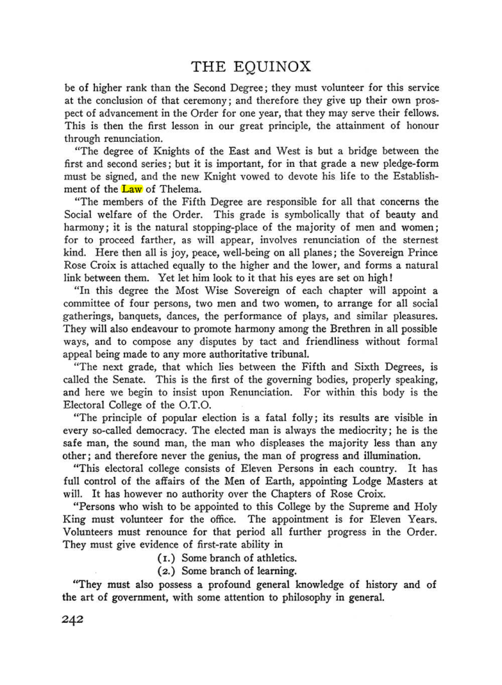 Original scan of The Equinox (Volume III, Number I), PDF page 256