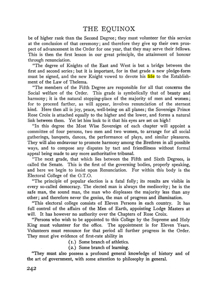 Original scan of The Equinox (Volume III, Number I), PDF page 256