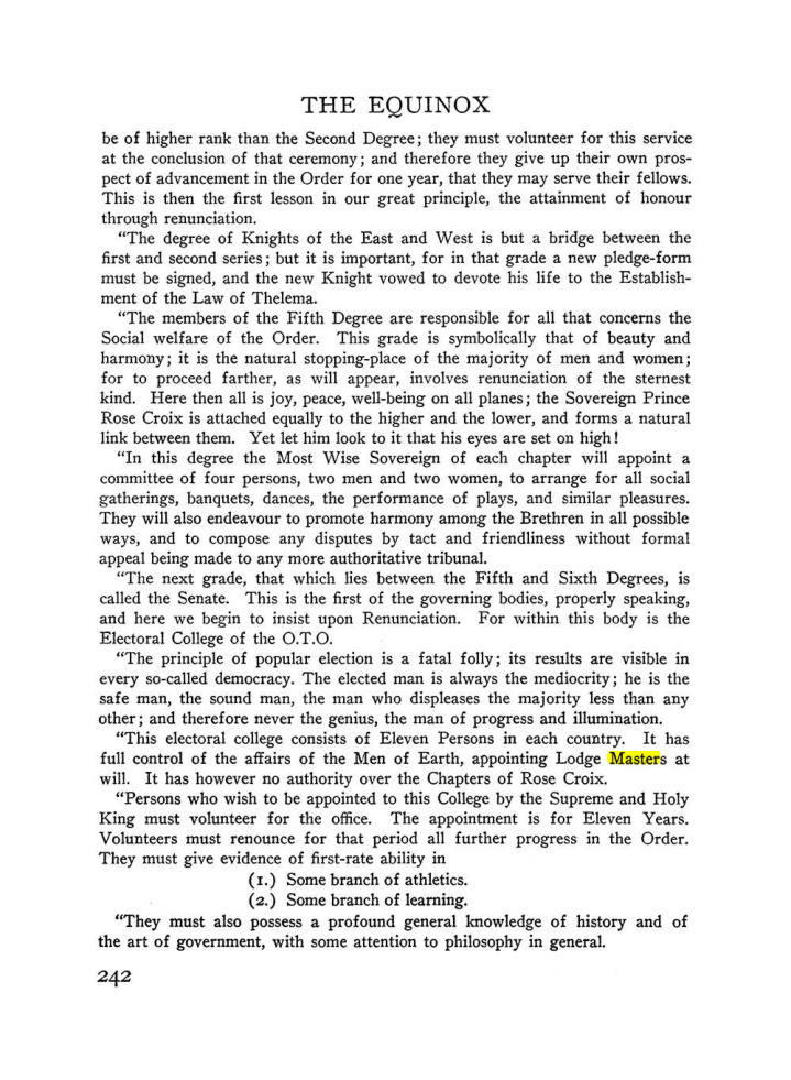 Original scan of The Equinox (Volume III, Number I), PDF page 256