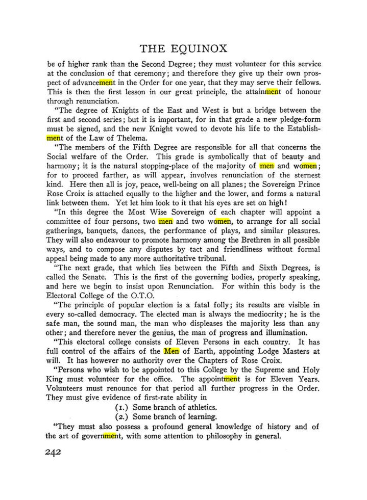 Original scan of The Equinox (Volume III, Number I), PDF page 256