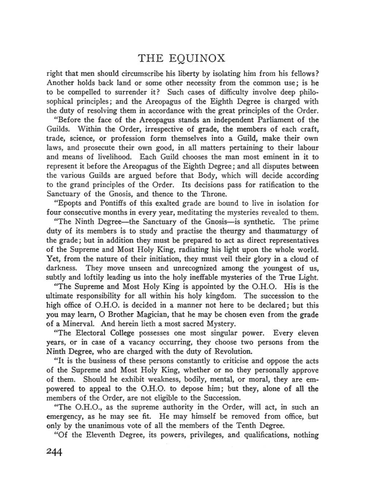 Original scan of The Equinox (Volume III, Number I), PDF page 258