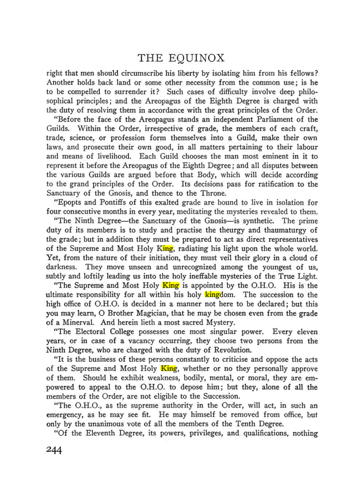 Original scan of The Equinox (Volume III, Number I), PDF page 258