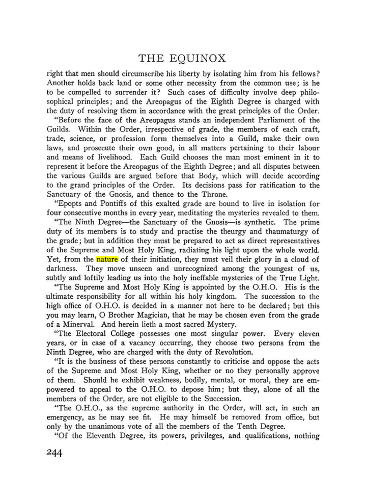 Original scan of The Equinox (Volume III, Number I), PDF page 258