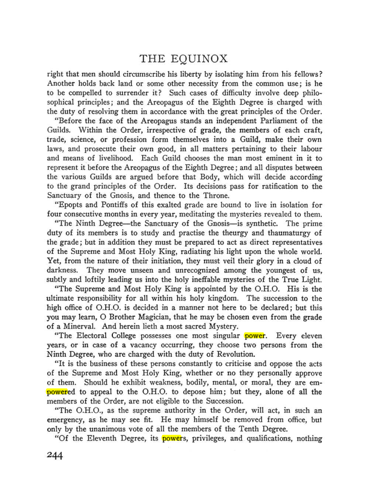 Original scan of The Equinox (Volume III, Number I), PDF page 258
