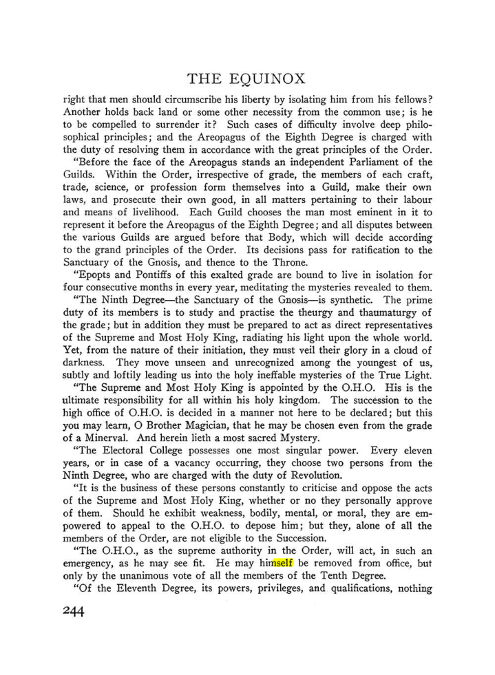 Original scan of The Equinox (Volume III, Number I), PDF page 258