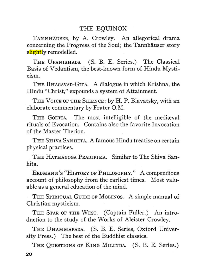Original scan of The Equinox (Volume III, Number I), PDF page 26