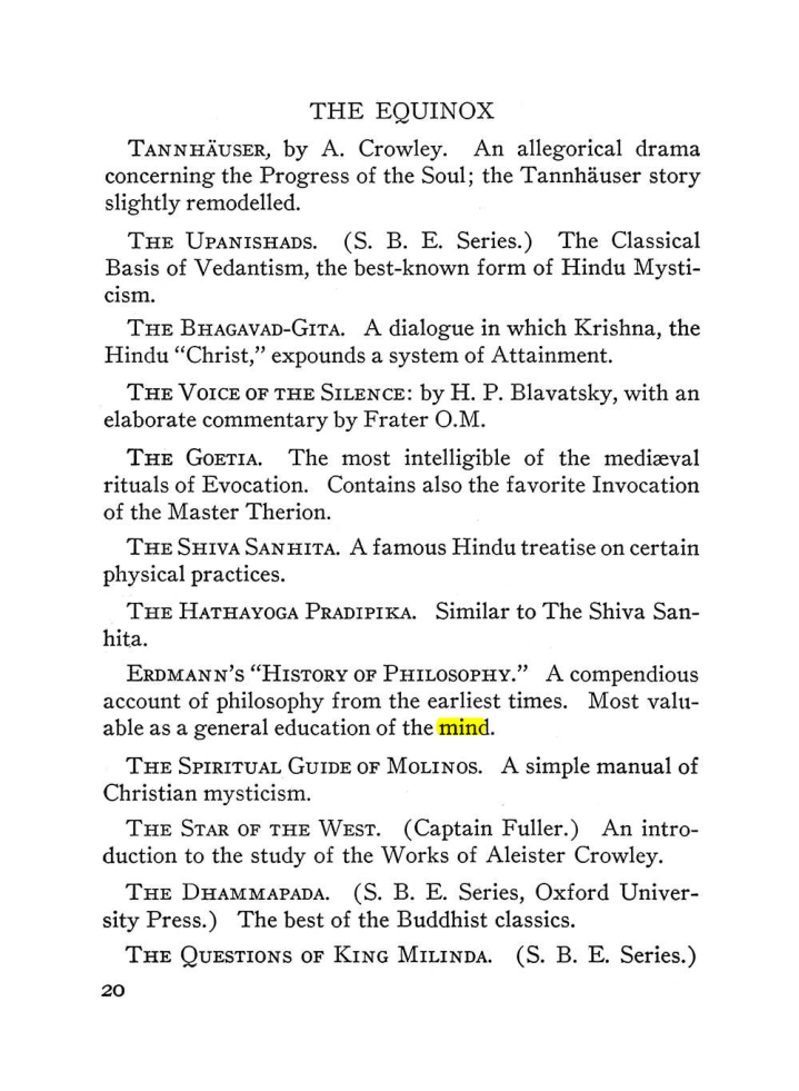 Original scan of The Equinox (Volume III, Number I), PDF page 26