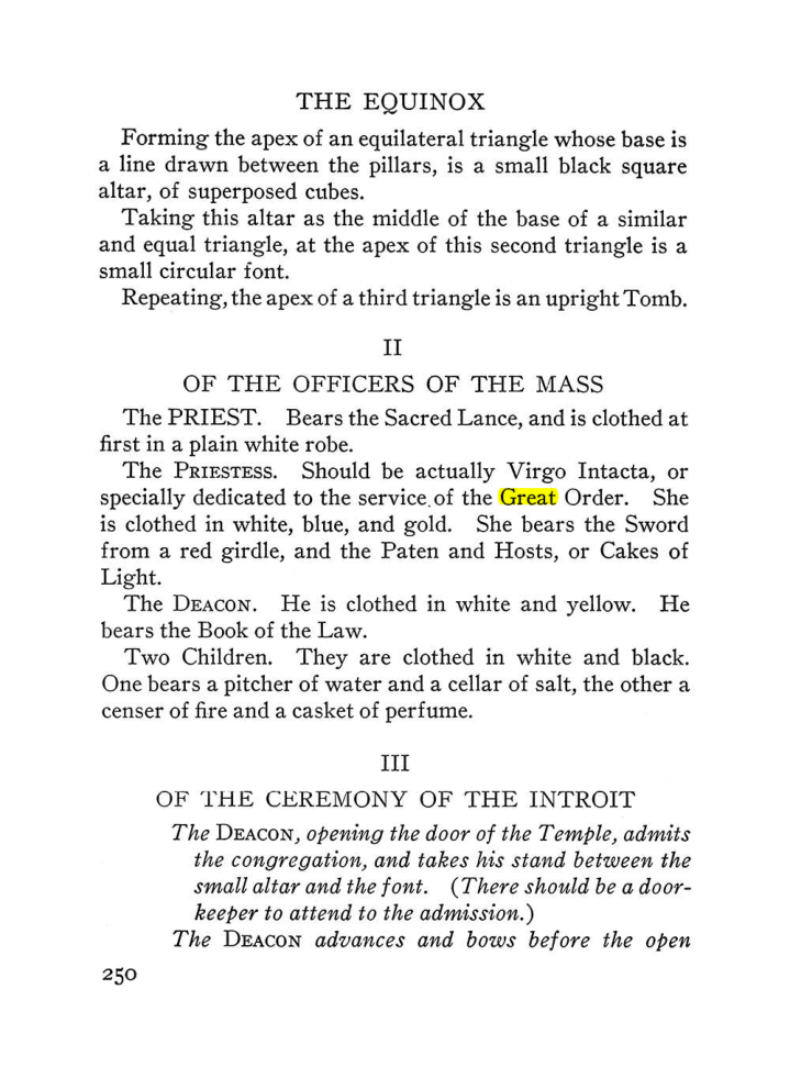 Original scan of The Equinox (Volume III, Number I), PDF page 264