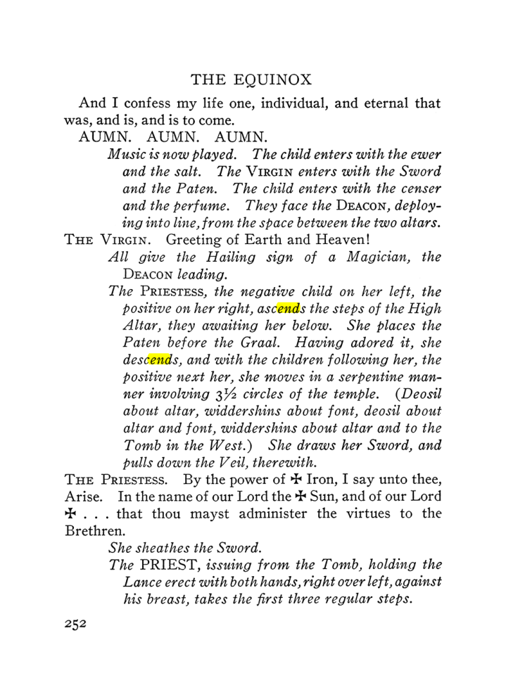 Original scan of The Equinox (Volume III, Number I), PDF page 266