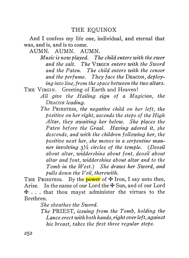 Original scan of The Equinox (Volume III, Number I), PDF page 266