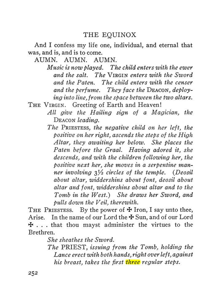 Original scan of The Equinox (Volume III, Number I), PDF page 266