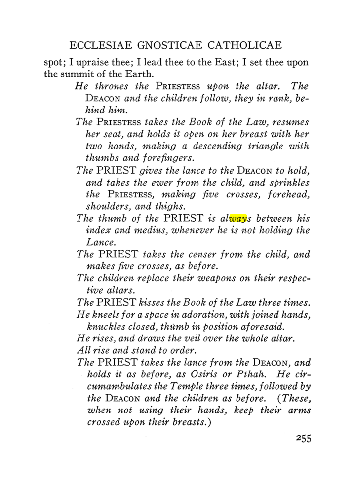 Original scan of The Equinox (Volume III, Number I), PDF page 269