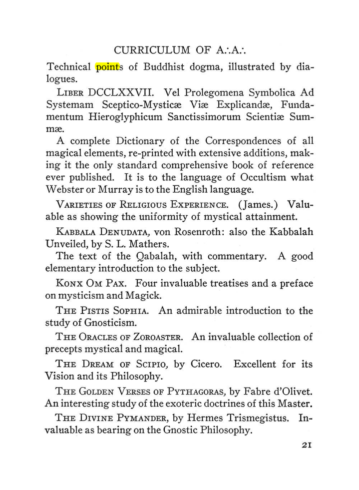 Original scan of The Equinox (Volume III, Number I), PDF page 27