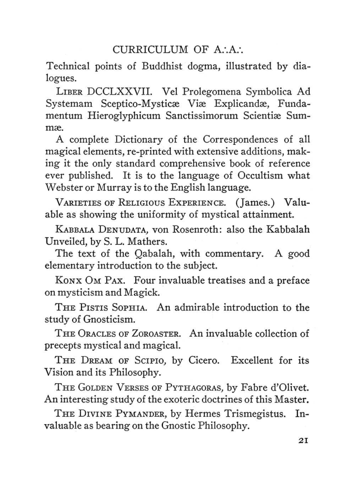 Original scan of The Equinox (Volume III, Number I), PDF page 27