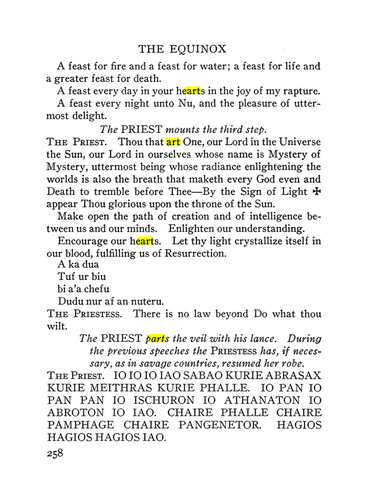 Original scan of The Equinox (Volume III, Number I), PDF page 272