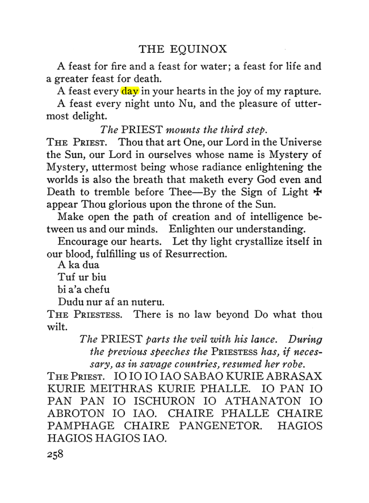 Original scan of The Equinox (Volume III, Number I), PDF page 272