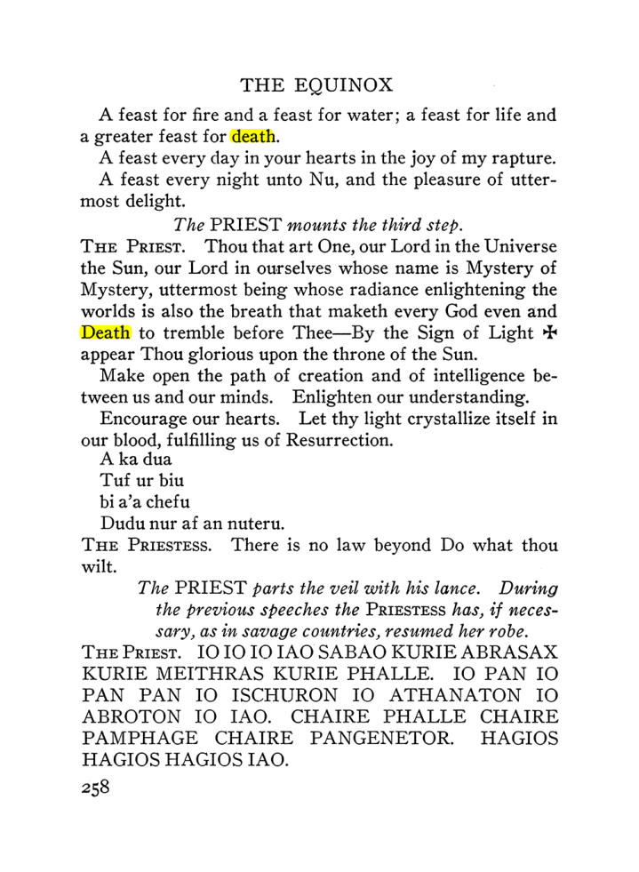 Original scan of The Equinox (Volume III, Number I), PDF page 272