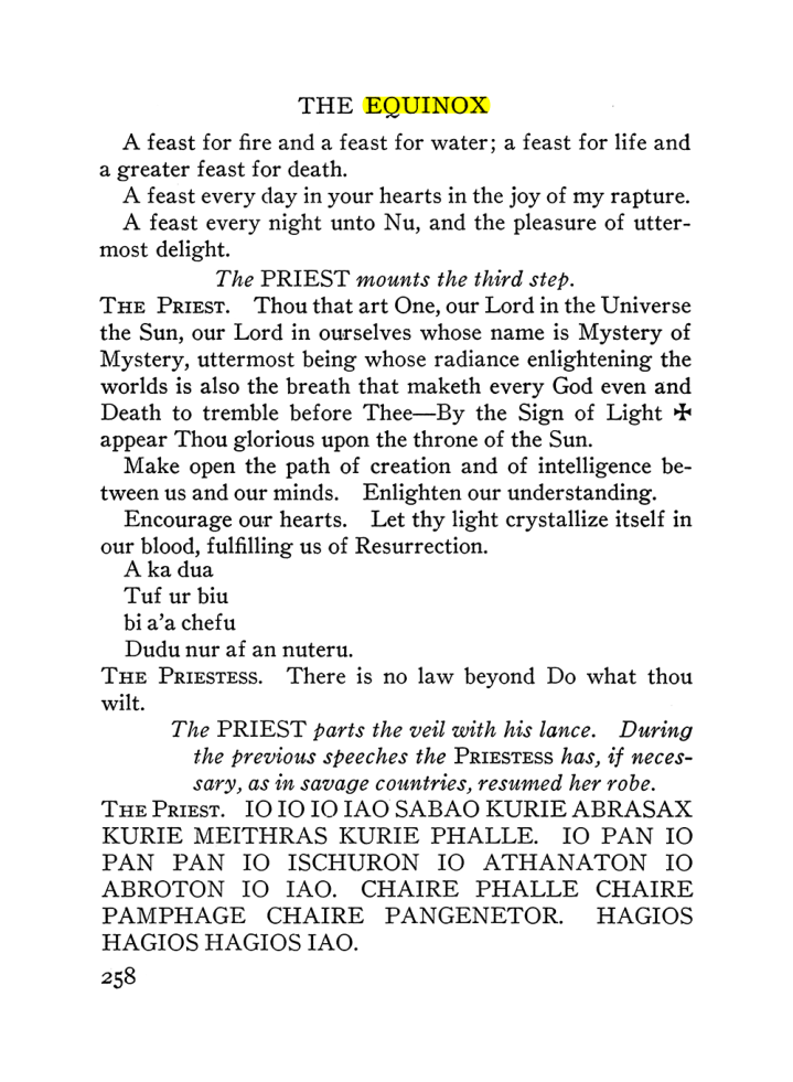 Original scan of The Equinox (Volume III, Number I), PDF page 272