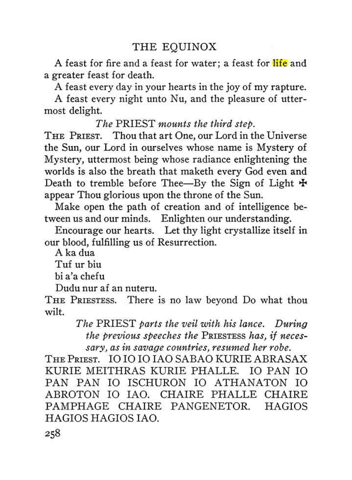 Original scan of The Equinox (Volume III, Number I), PDF page 272