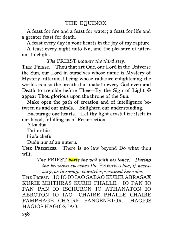 Original scan of The Equinox (Volume III, Number I), PDF page 272
