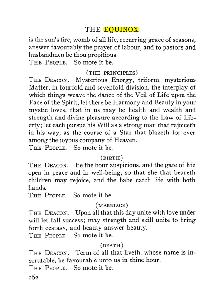 Original scan of The Equinox (Volume III, Number I), PDF page 276