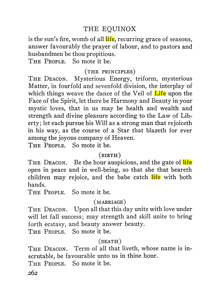 Original scan of The Equinox (Volume III, Number I), PDF page 276