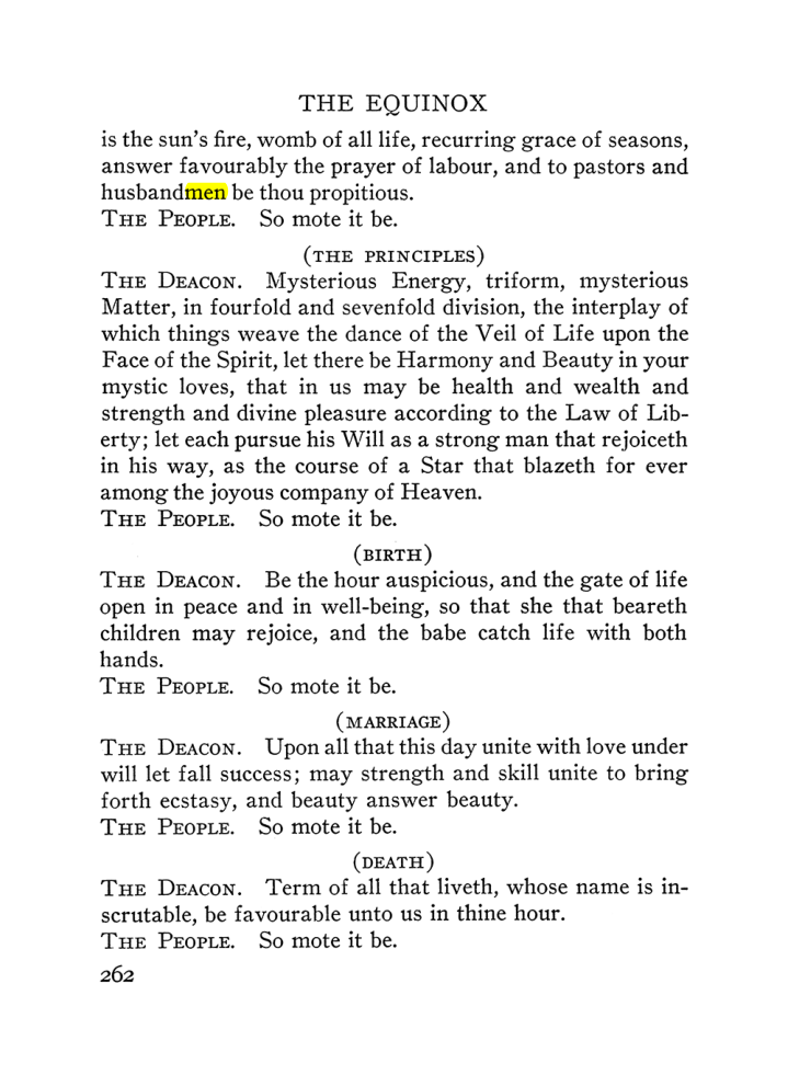 Original scan of The Equinox (Volume III, Number I), PDF page 276