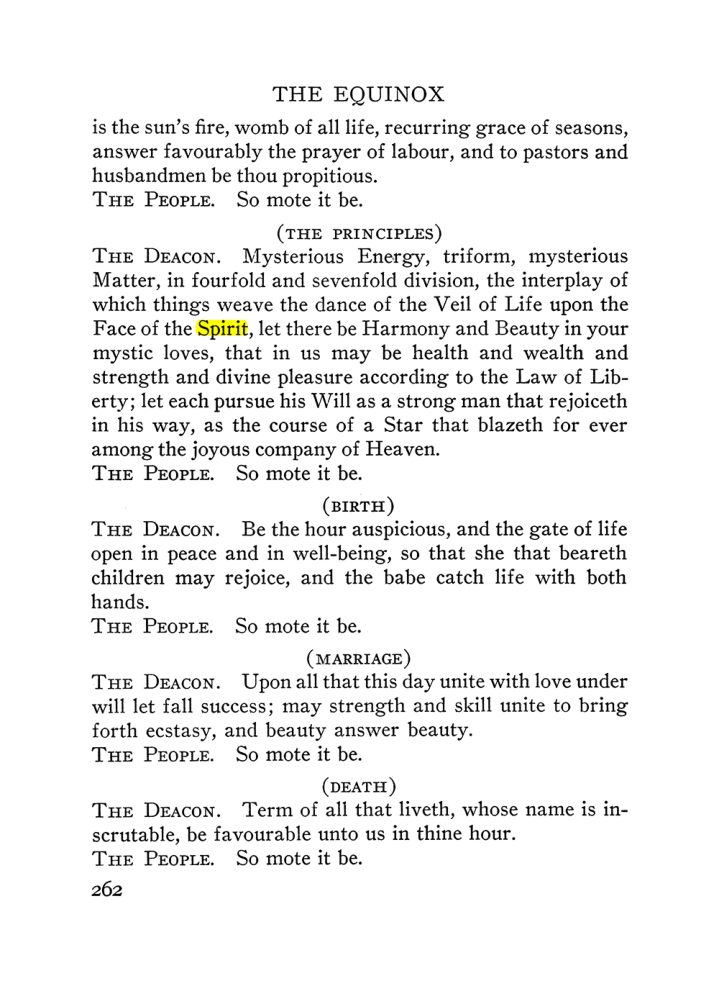Original scan of The Equinox (Volume III, Number I), PDF page 276