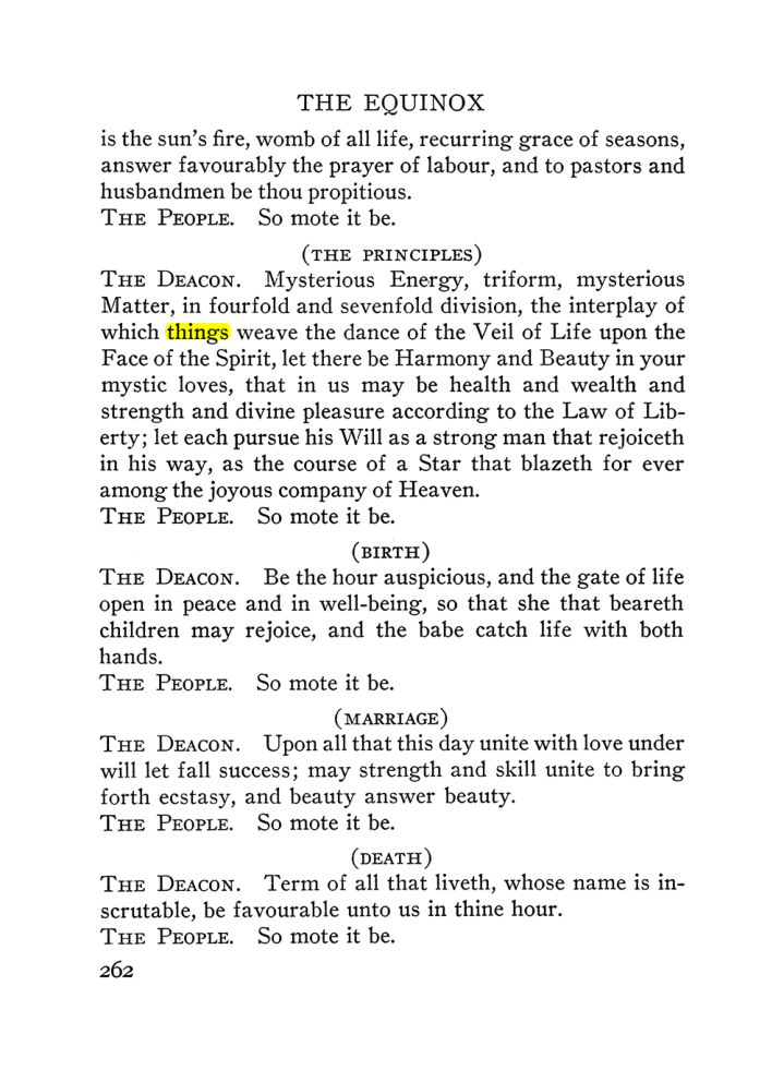 Original scan of The Equinox (Volume III, Number I), PDF page 276