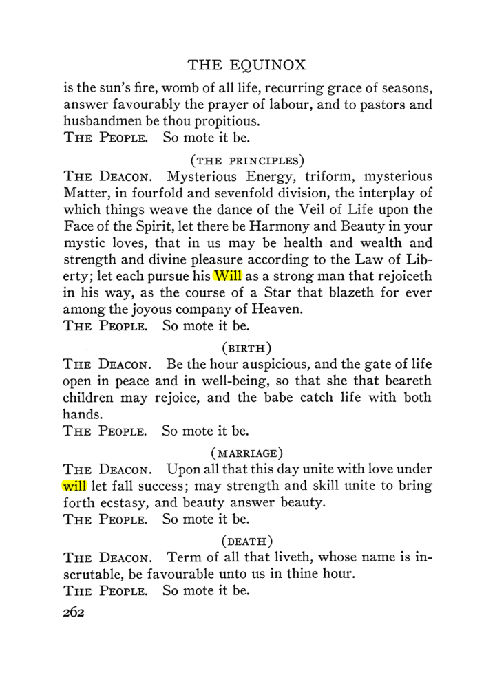 Original scan of The Equinox (Volume III, Number I), PDF page 276