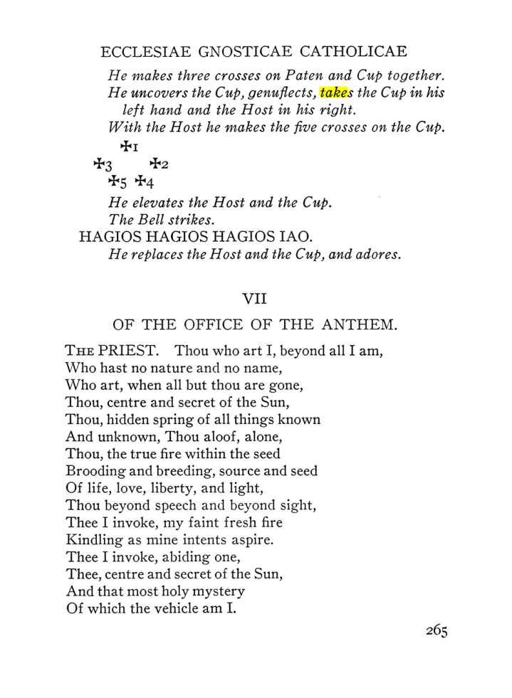 Original scan of The Equinox (Volume III, Number I), PDF page 279