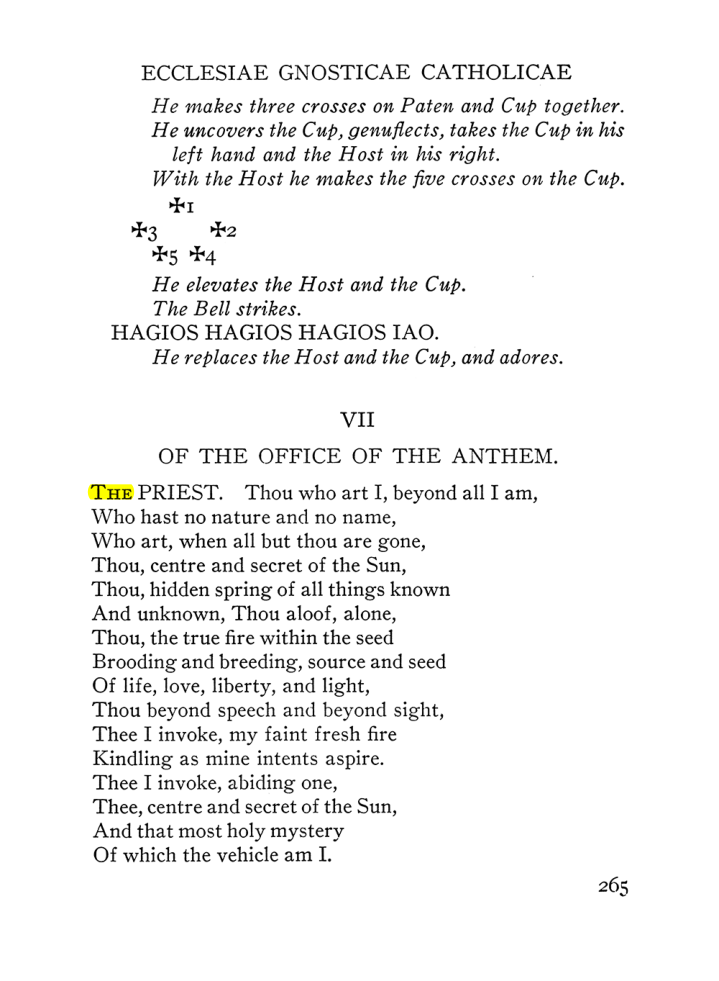 Original scan of The Equinox (Volume III, Number I), PDF page 279