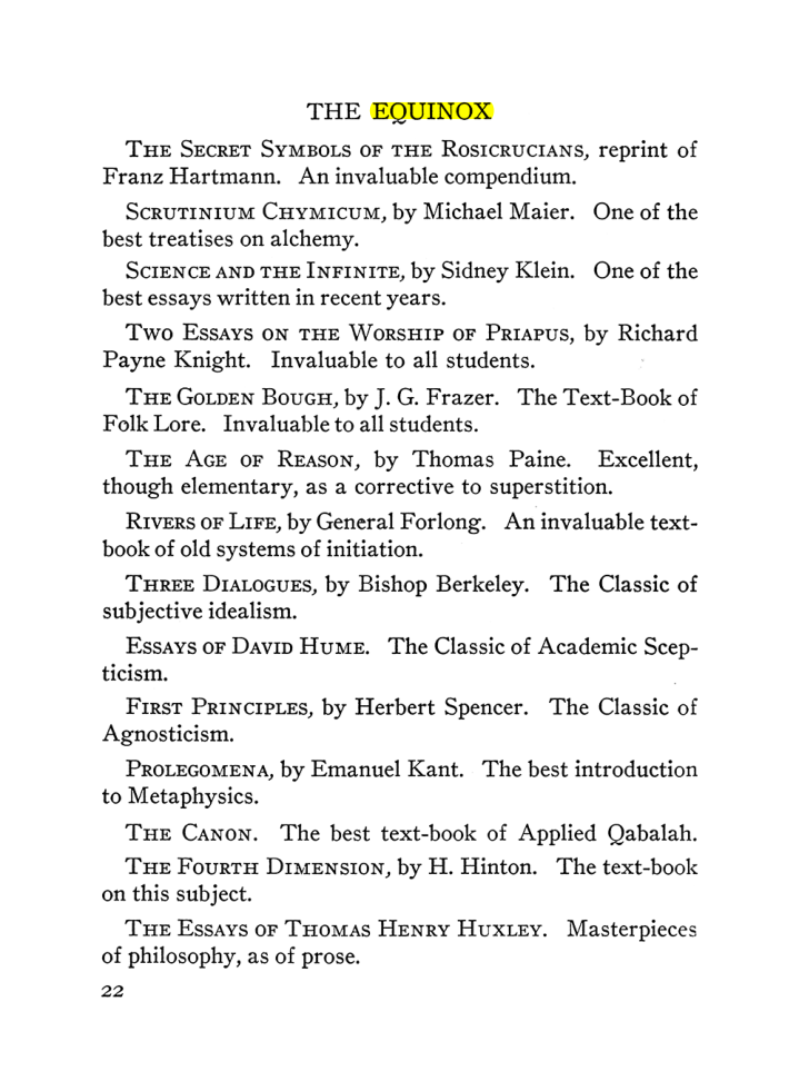 Original scan of The Equinox (Volume III, Number I), PDF page 28
