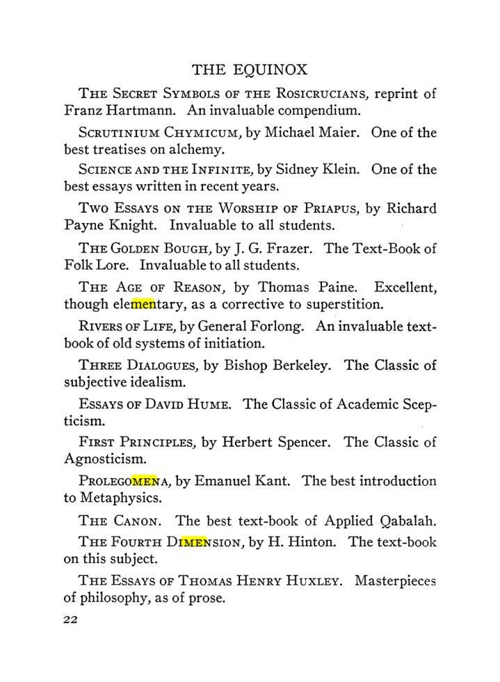 Original scan of The Equinox (Volume III, Number I), PDF page 28