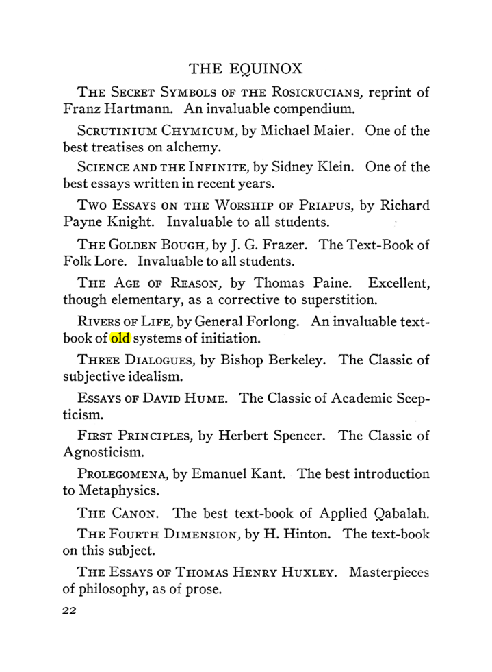 Original scan of The Equinox (Volume III, Number I), PDF page 28