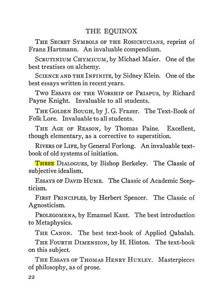 Original scan of The Equinox (Volume III, Number I), PDF page 28
