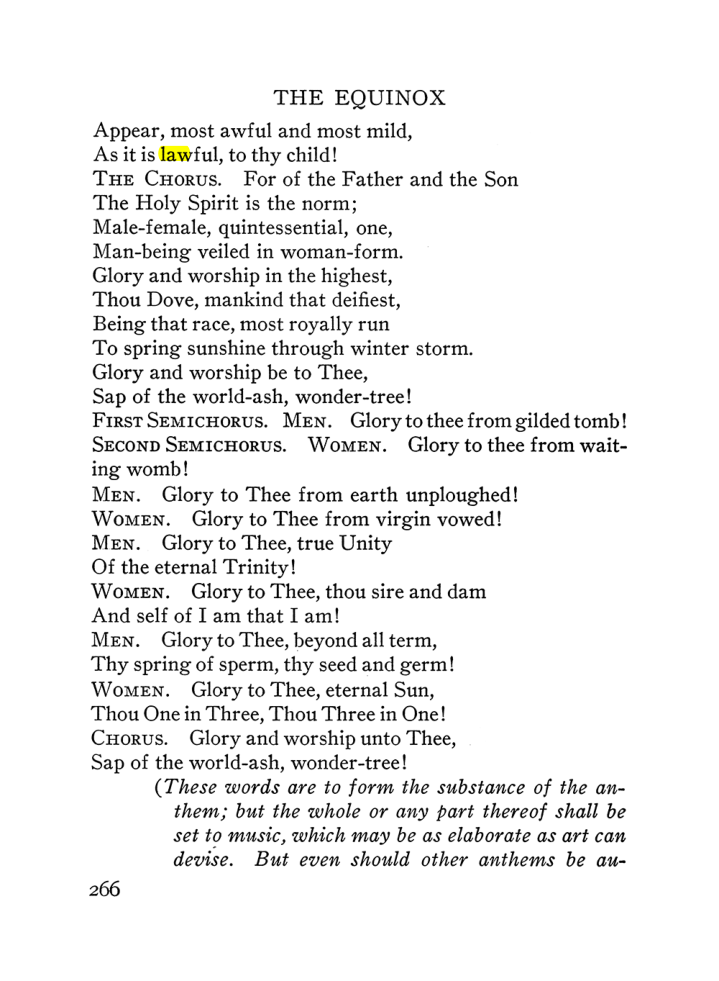 Original scan of The Equinox (Volume III, Number I), PDF page 280