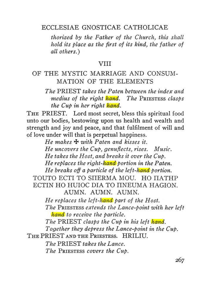 Original scan of The Equinox (Volume III, Number I), PDF page 281