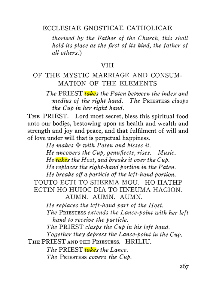 Original scan of The Equinox (Volume III, Number I), PDF page 281