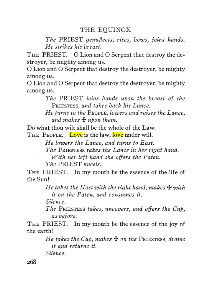 Original scan of The Equinox (Volume III, Number I), PDF page 282