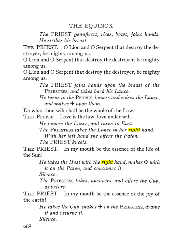 Original scan of The Equinox (Volume III, Number I), PDF page 282