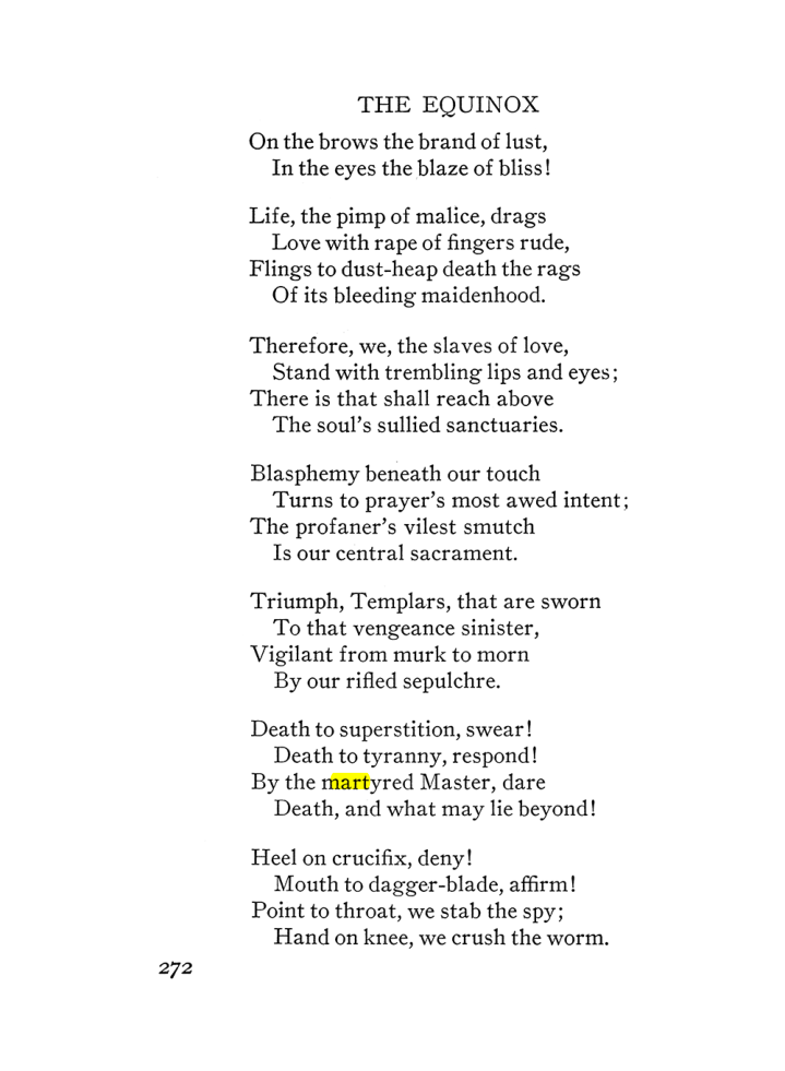 Original scan of The Equinox (Volume III, Number I), PDF page 286