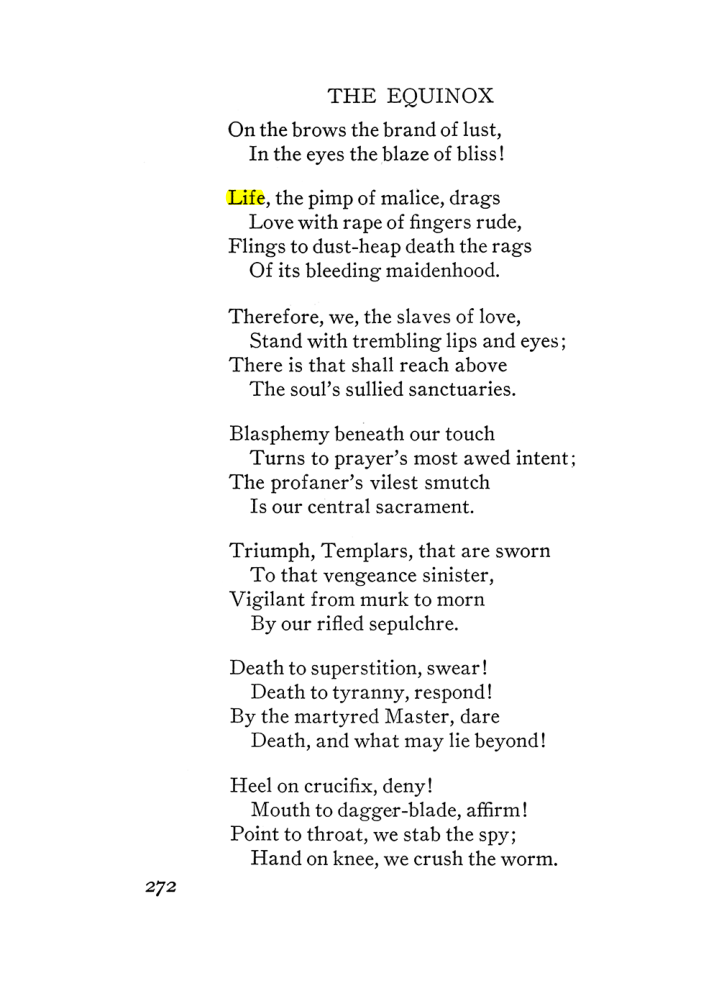 Original scan of The Equinox (Volume III, Number I), PDF page 286