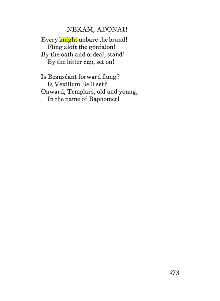 Original scan of The Equinox (Volume III, Number I), PDF page 287