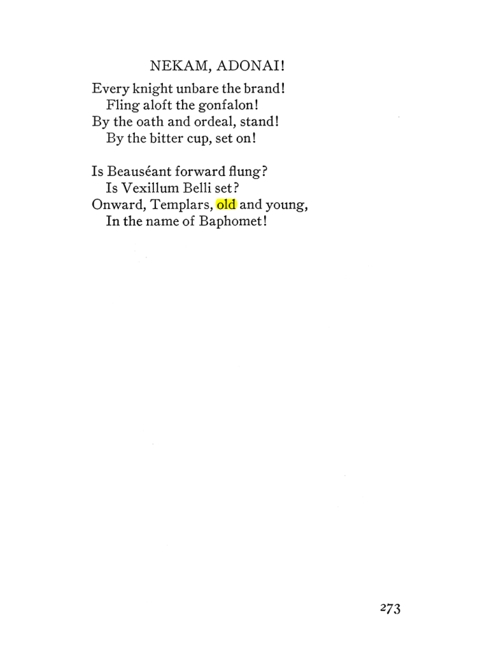 Original scan of The Equinox (Volume III, Number I), PDF page 287