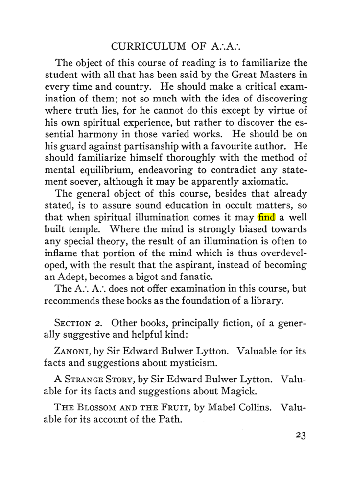 Original scan of The Equinox (Volume III, Number I), PDF page 29