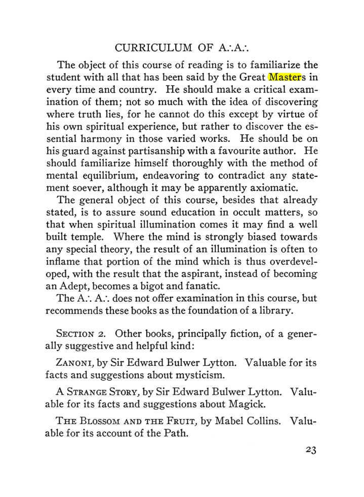 Original scan of The Equinox (Volume III, Number I), PDF page 29