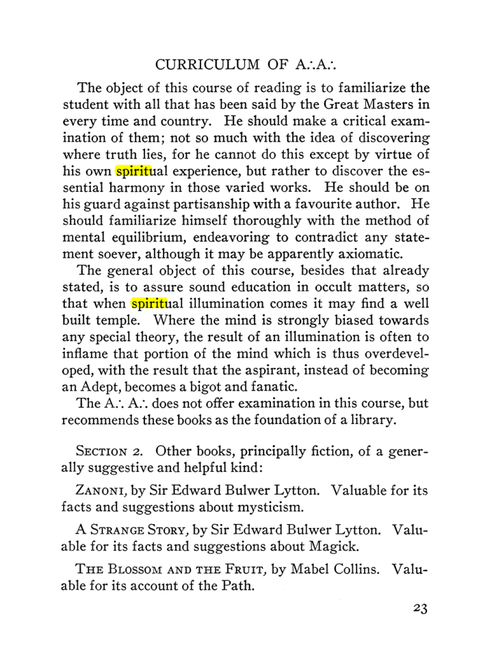 Original scan of The Equinox (Volume III, Number I), PDF page 29