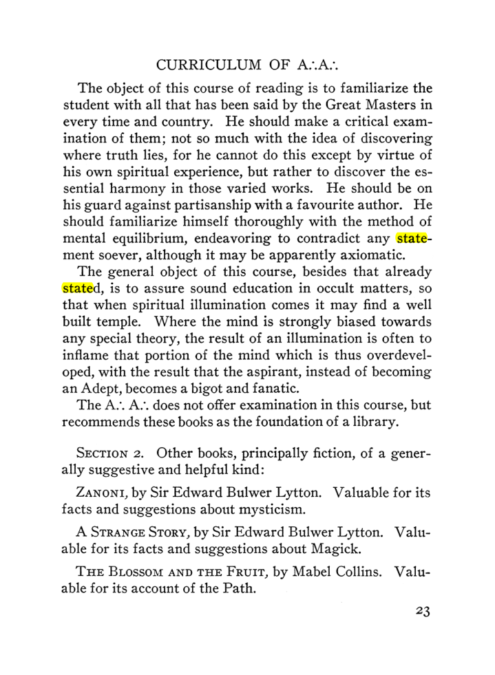 Original scan of The Equinox (Volume III, Number I), PDF page 29