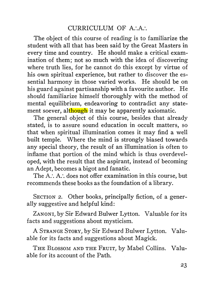 Original scan of The Equinox (Volume III, Number I), PDF page 29